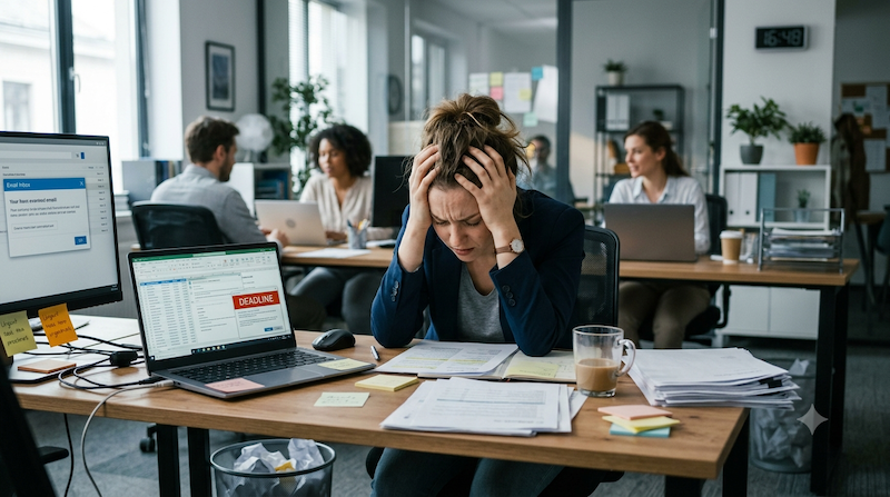 <strong>Le stress au travail : l&rsquo;iceberg dans les comptes</strong>