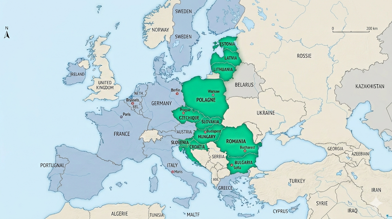 <strong>Vingt ans après : l&rsquo;Est de l&rsquo;Europe entre bilan et réveil stratégique</strong>